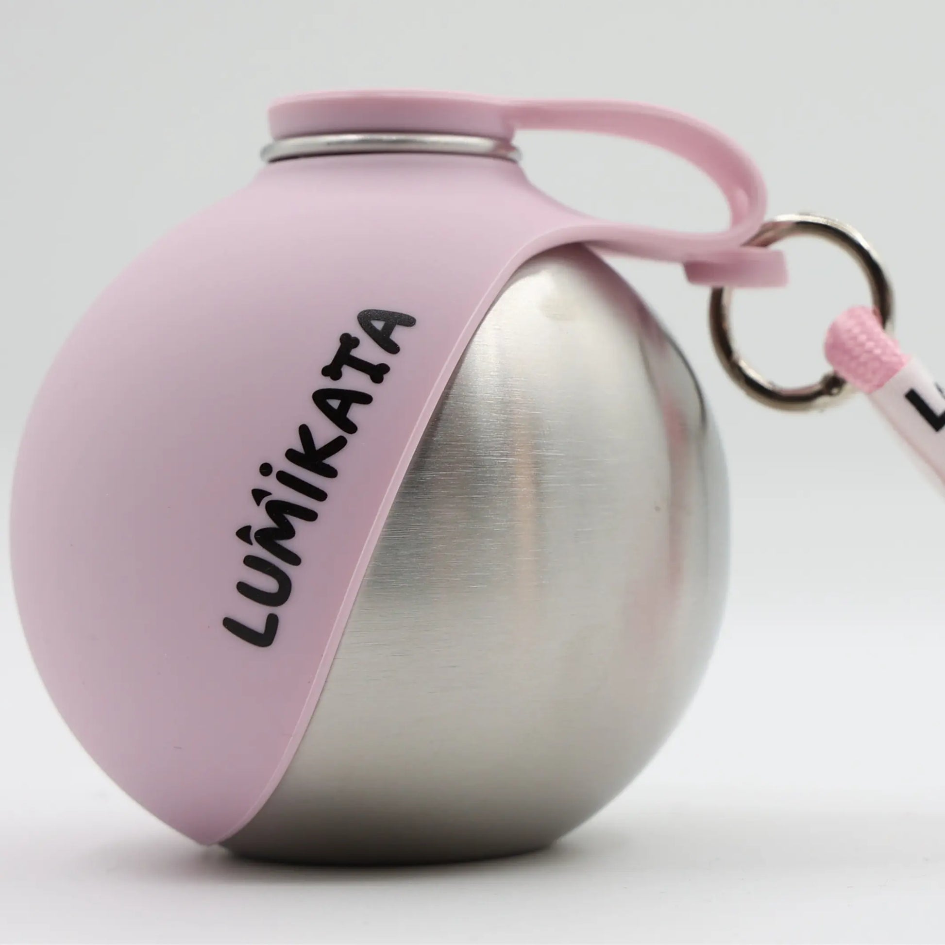 Lumikata 2-in-1 Portable Dog Water Bottle & Bowl - Leak-Proof Stainless Steel for Small Dogs, Perfect for Walks and Travel!