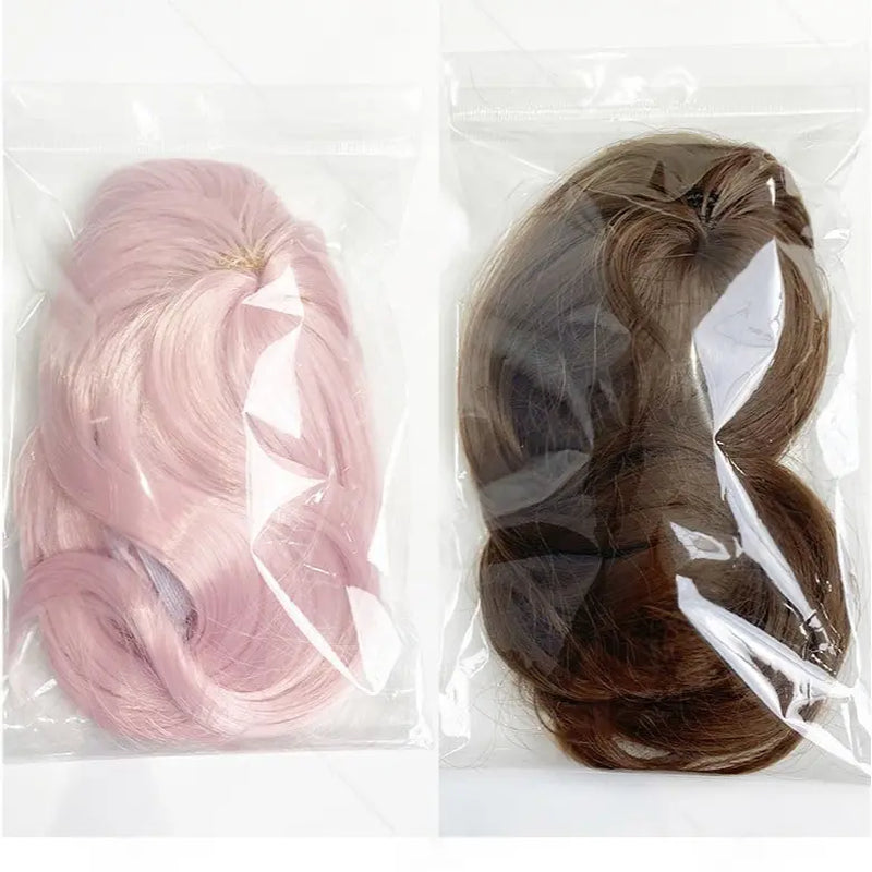 Adorable Pet Wig for Dogs & Cats - Fun DIY Cosplay Hair Accessory with Secure Elastic Band & Anti-Slip Buckle for Halloween, Holidays, Birthdays, and Photo Ops!