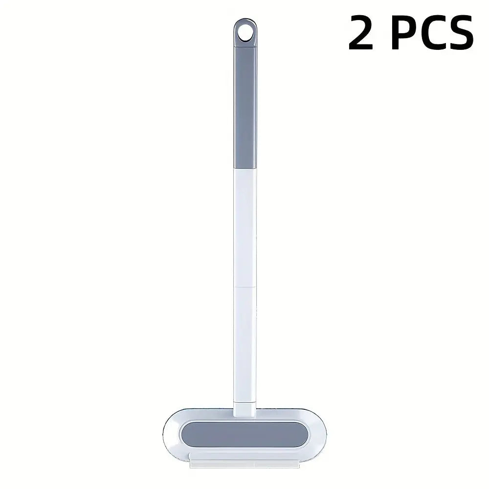 Eco-Friendly Upgraded Reusable Pet Hair Remover Brush - Lightweight, Compact Design with Extra-Long Handle & Flexible Bristles for Effortless Cleaning of Dog & Cat Hair on Furniture and Bedding