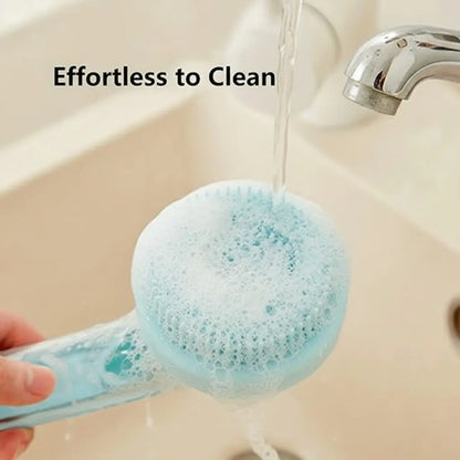 2026 Universal 2-in-1 Pet Bath & Grooming Brush with Soap Dispenser - Gentle Massage Aid for Dogs & Cats, Enhances Beauty & Saves on Dry Shampoo