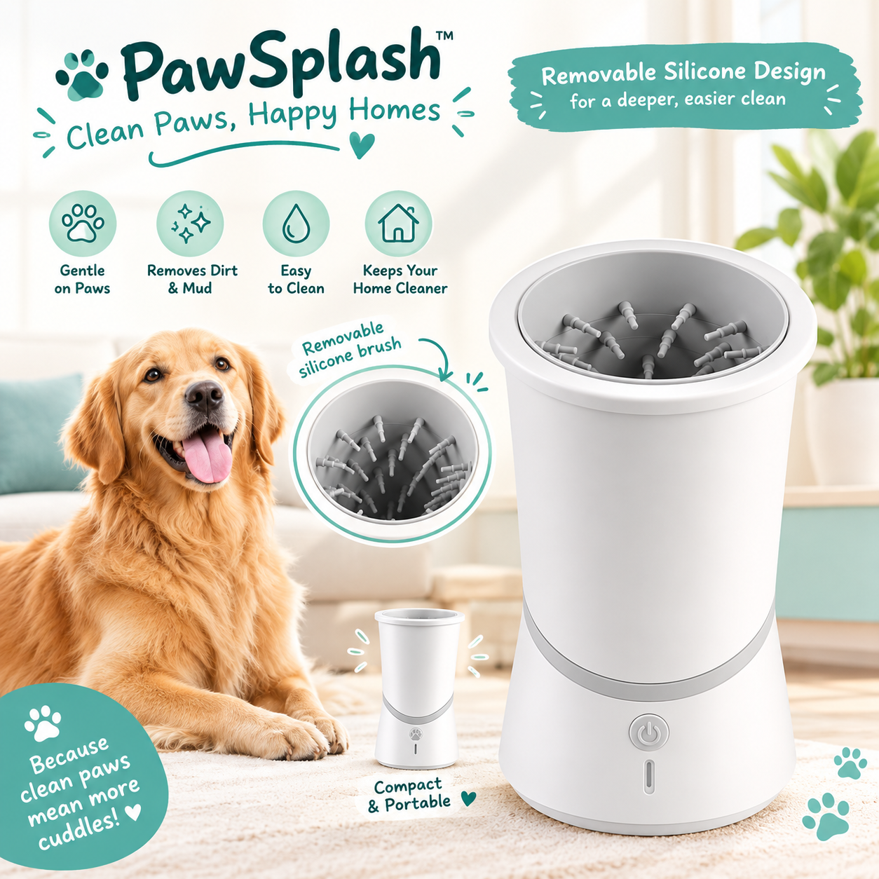 💧🐾 PawSplash™ — Clean Paws, Happy Homes
