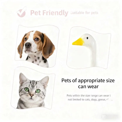 Adorable Pet Wig for Dogs & Cats - Fun DIY Cosplay Hair Accessory with Secure Elastic Band & Anti-Slip Buckle for Halloween, Holidays, Birthdays, and Photo Ops!