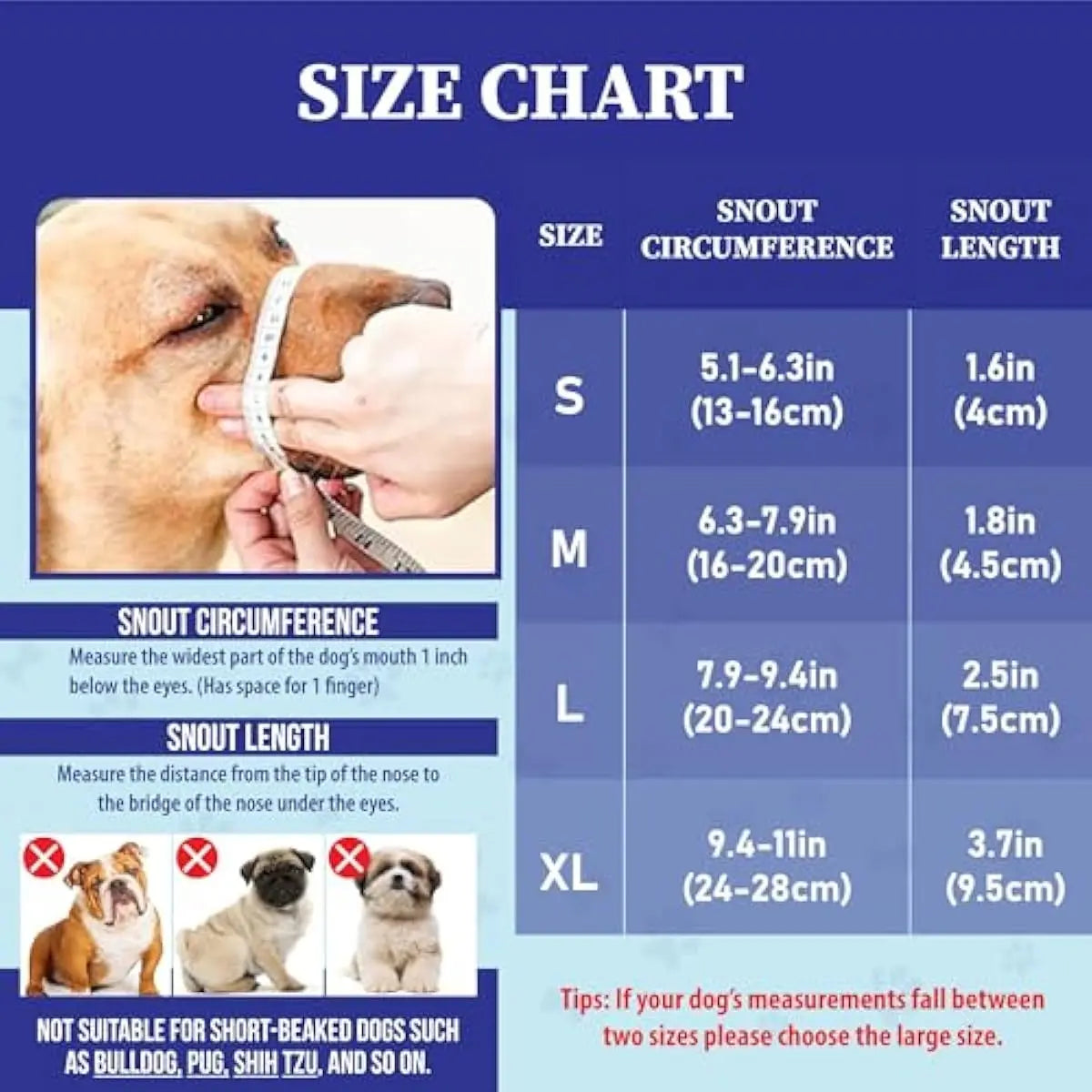 Back to School Adjustable Air Mesh Dog Muzzle - Prevent Biting, Licking & Chewing for All Dog Sizes